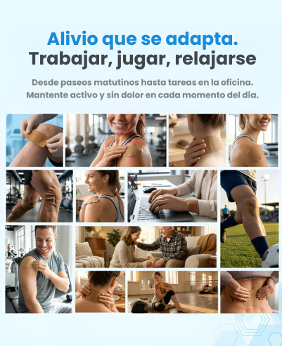 PAGA 5 LLEVA 10 Parches de jengibre alivio natural del dolor articular y muscular