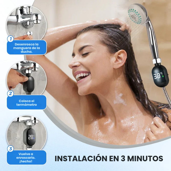 Termometro digital para grifos protección para los bebes