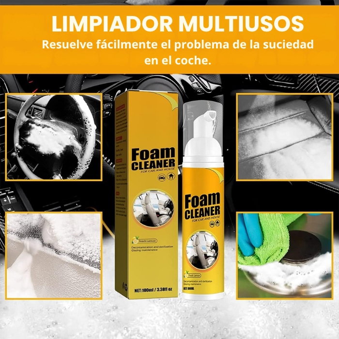 PAGA 1 LLEVA 2 Limpiador de espuma multiusos