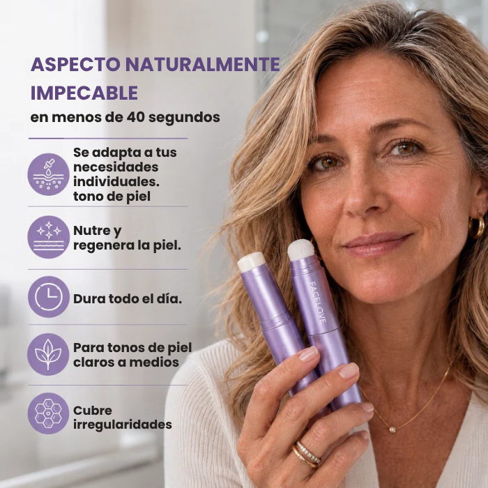 PAGA 1 LLEVA 2 Base de maquillaje en barra: la barra que devuelve la luminosidad a la piel madura
