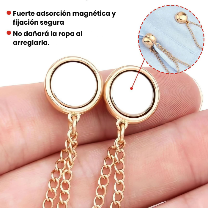 PAGA 2 LLEVA 4 Clips magnéticos para ropa