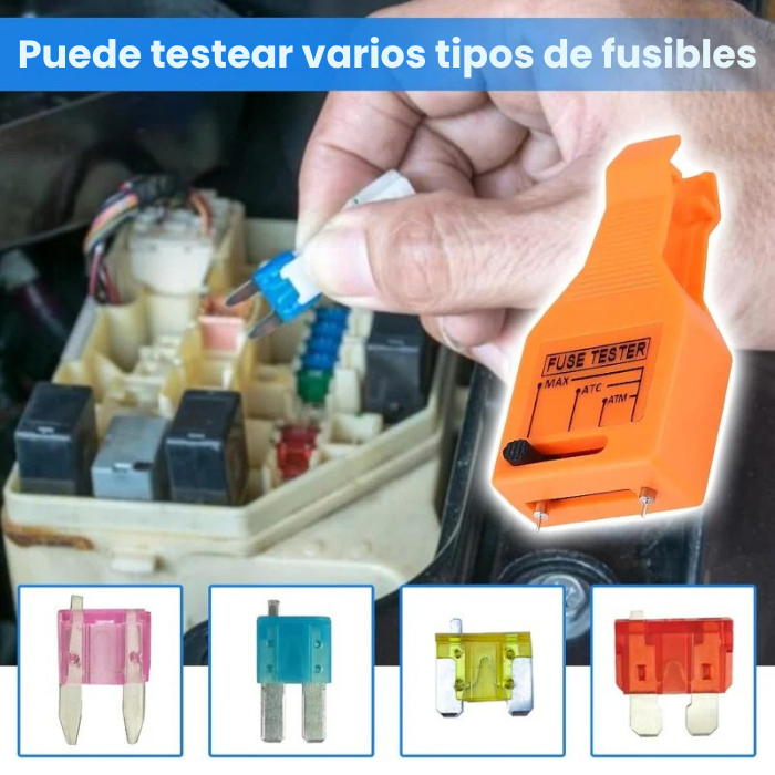 Probador y extractor de fusibles 2 en 1 para automóvil