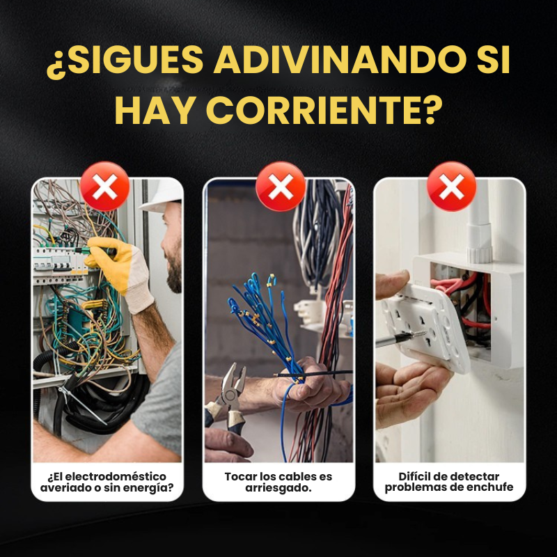 Destornillador probador de voltaje sin contacto con pantalla LCD