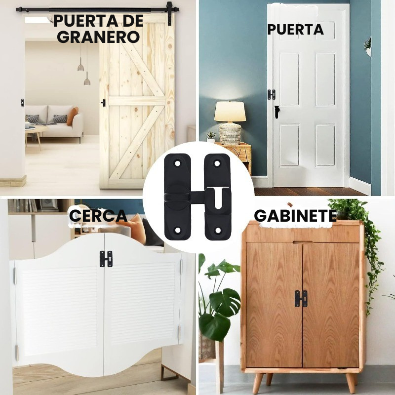 PAGA 1 LLEVA 2 Cerraduras multiángulo para puertas
