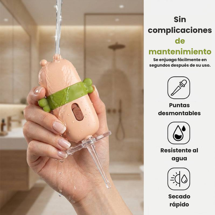 Kit limpiador de oidos para bebe con luz led