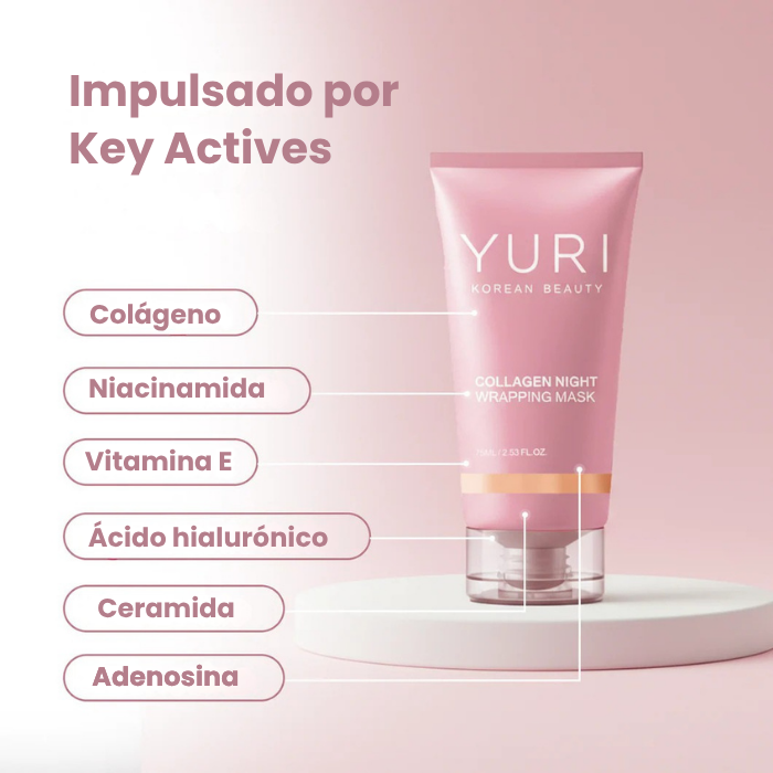 PAGA 1 LLEVA 2 Mascarilla nocturna de colágeno brocha incluida