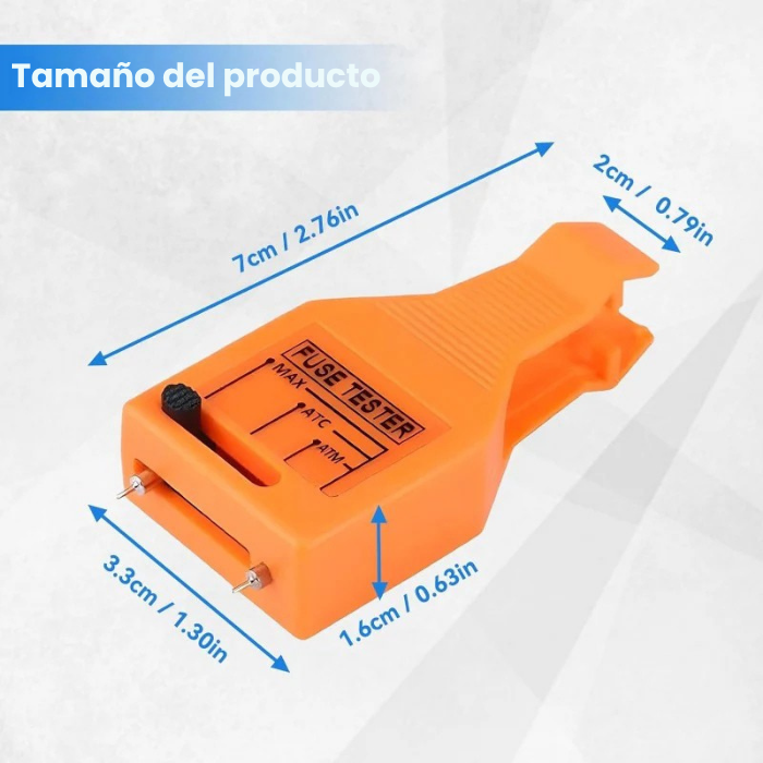 Probador y extractor de fusibles 2 en 1 para automóvil
