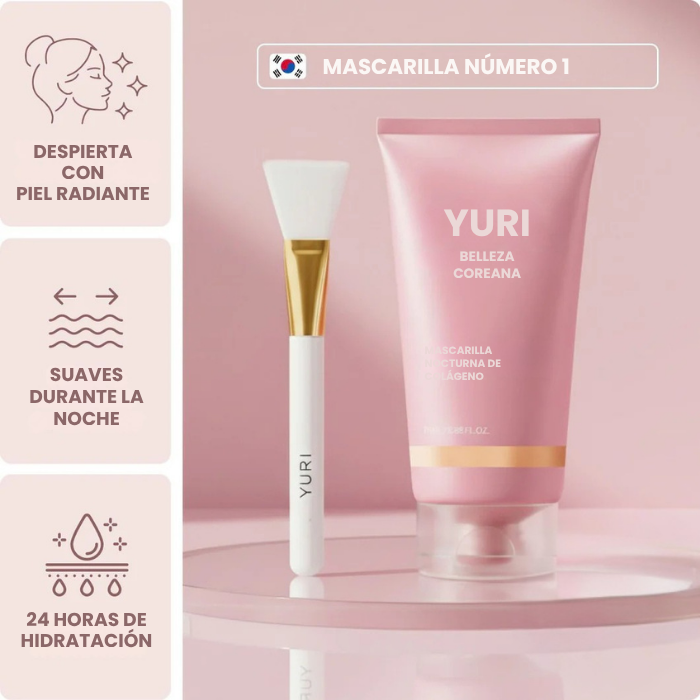 PAGA 1 LLEVA 2 Mascarilla nocturna de colágeno brocha incluida