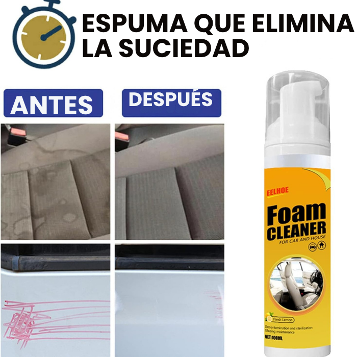 PAGA 1 LLEVA 2 Limpiador de espuma multiusos