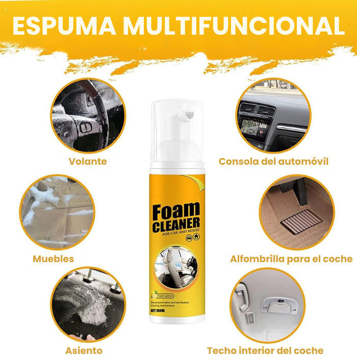 PAGA 1 LLEVA 2 Limpiador de espuma multiusos