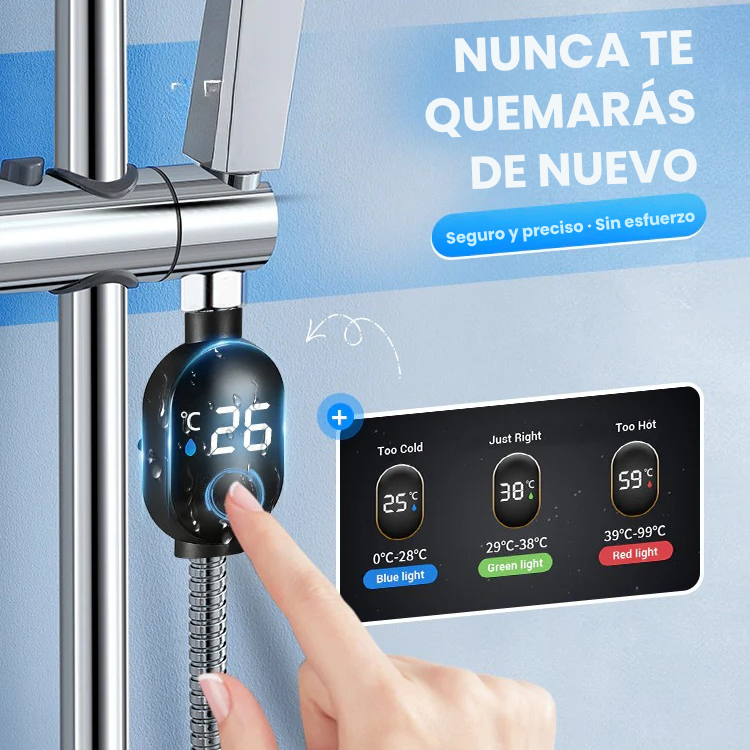 Termometro digital para grifos protección para los bebes