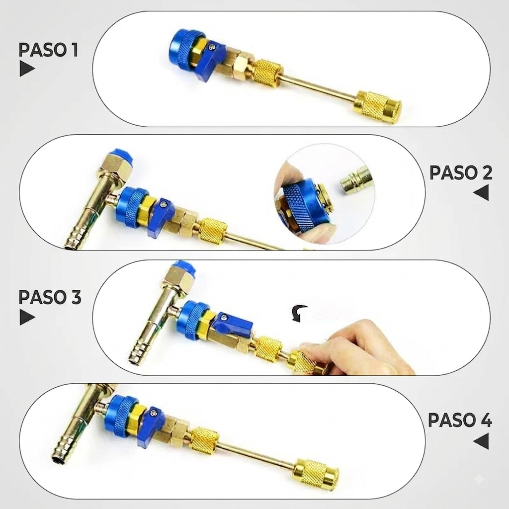 Kit Removedor de núcleo de válvula de aire acondicionado
