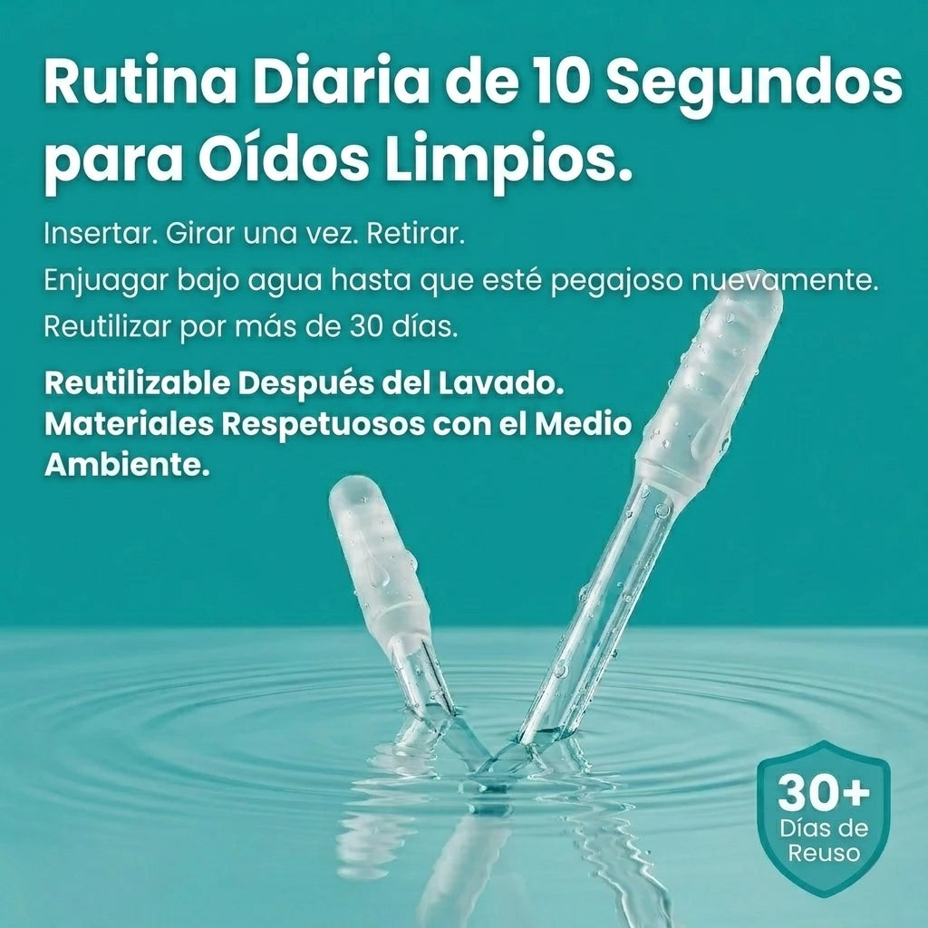 PAGA 1 LLEVA 2 KIT Limpiadores de oídos pegajosos