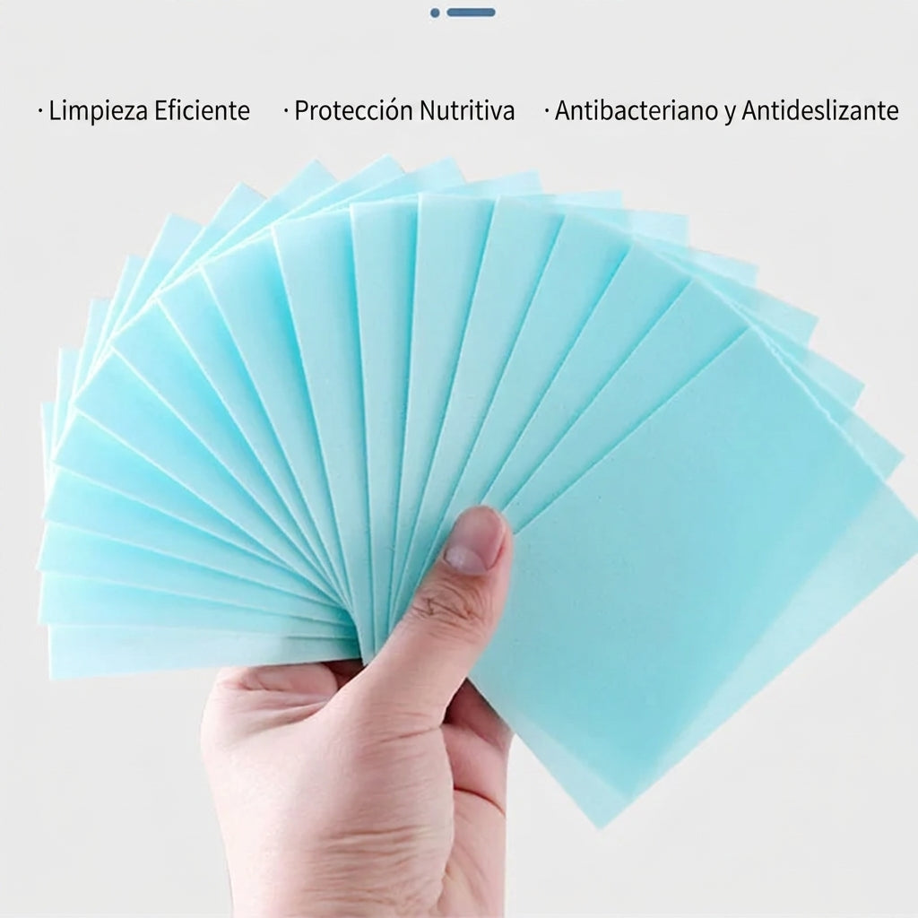 Paquete de 100 tabletas de limpieza multiusos