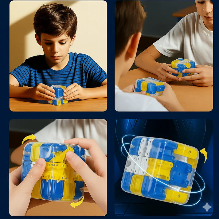 cubo laberinto 3D: ¡convierte la lógica en diversión™!