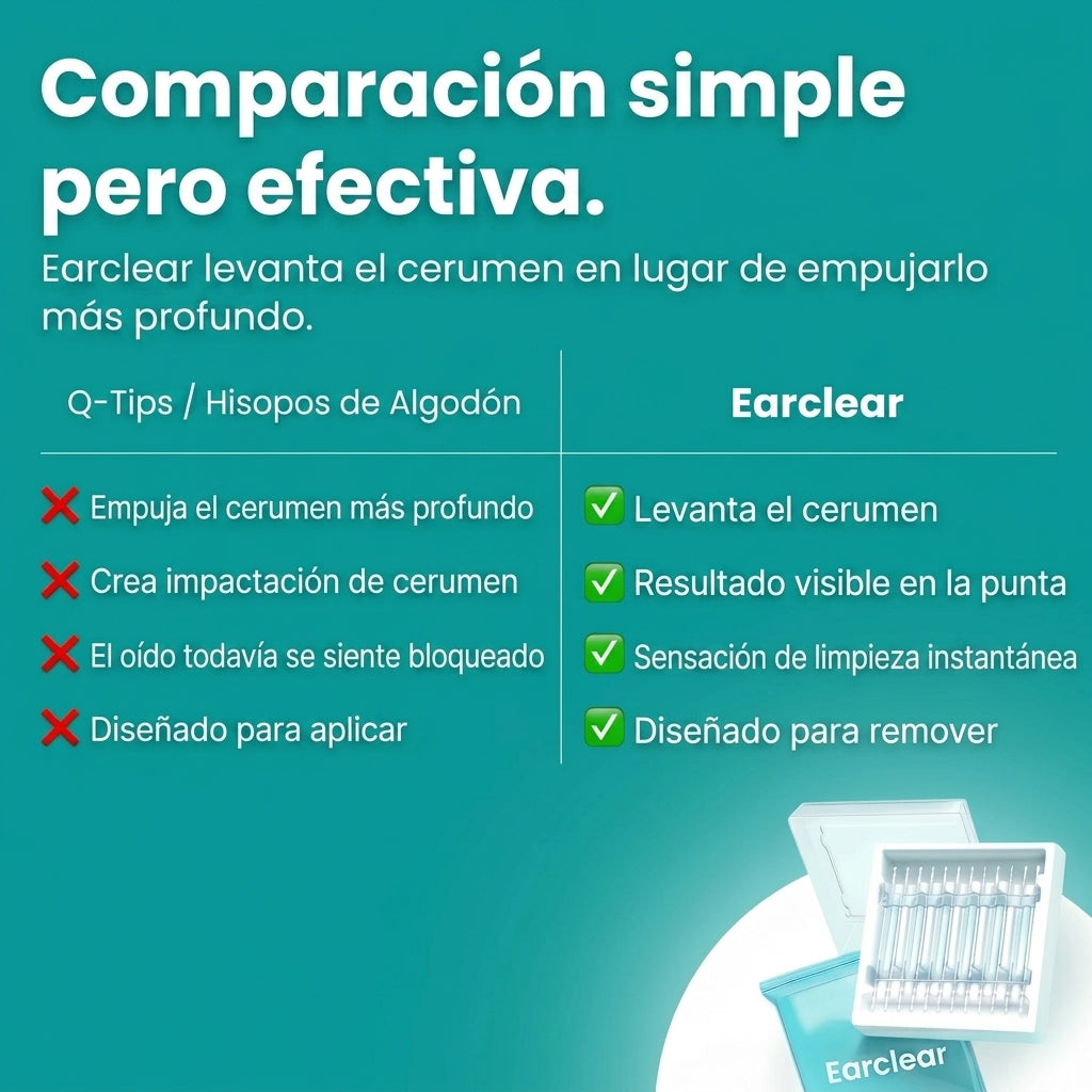 PAGA 1 LLEVA 2 KIT Limpiadores de oídos pegajosos