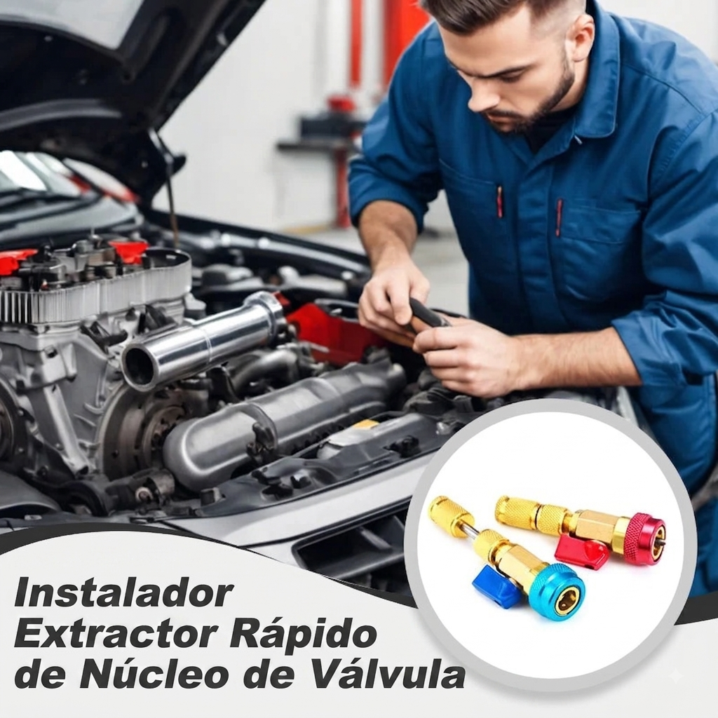 Kit Removedor de núcleo de válvula de aire acondicionado