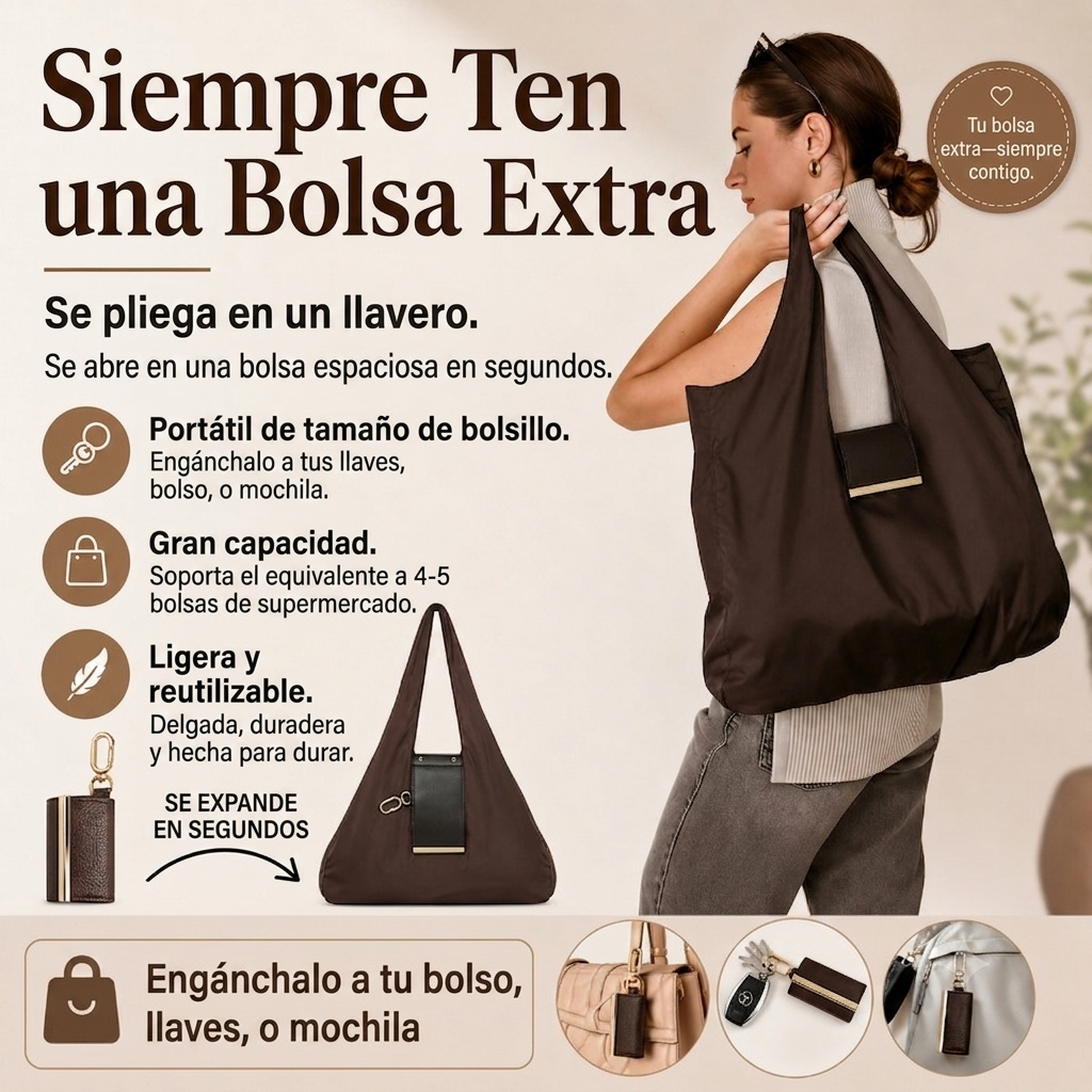 BOLSO LLAVERO DE MANO EXPANDIBLE