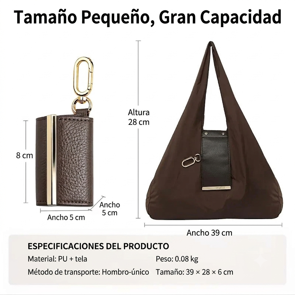 BOLSO LLAVERO DE MANO EXPANDIBLE