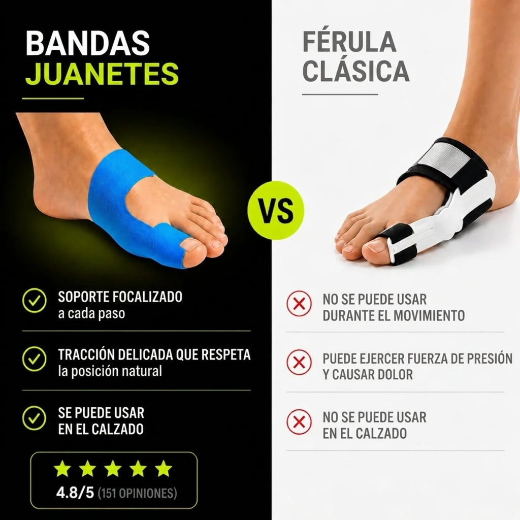 KIT 10 BANDAS CORRECTORAS DE JUANETE