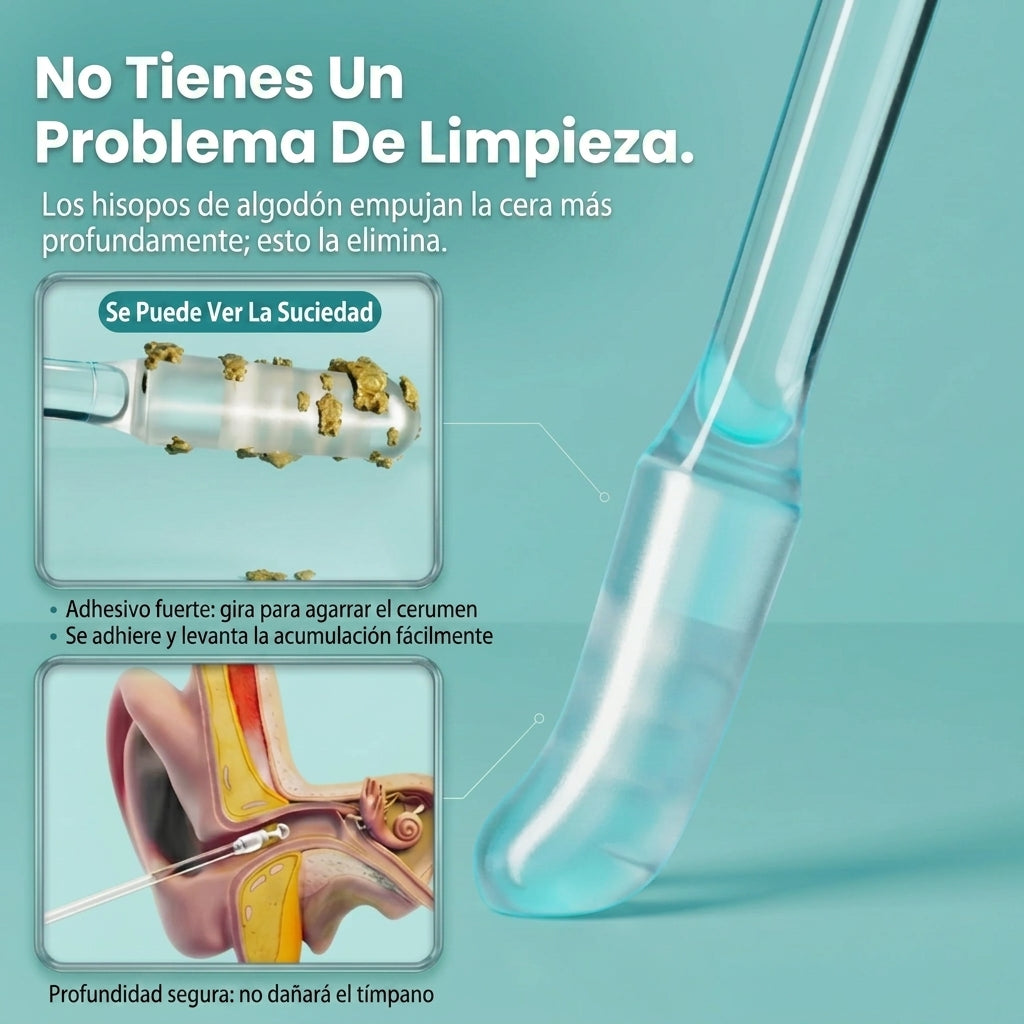 PAGA 1 LLEVA 2 KIT Limpiadores de oídos pegajosos