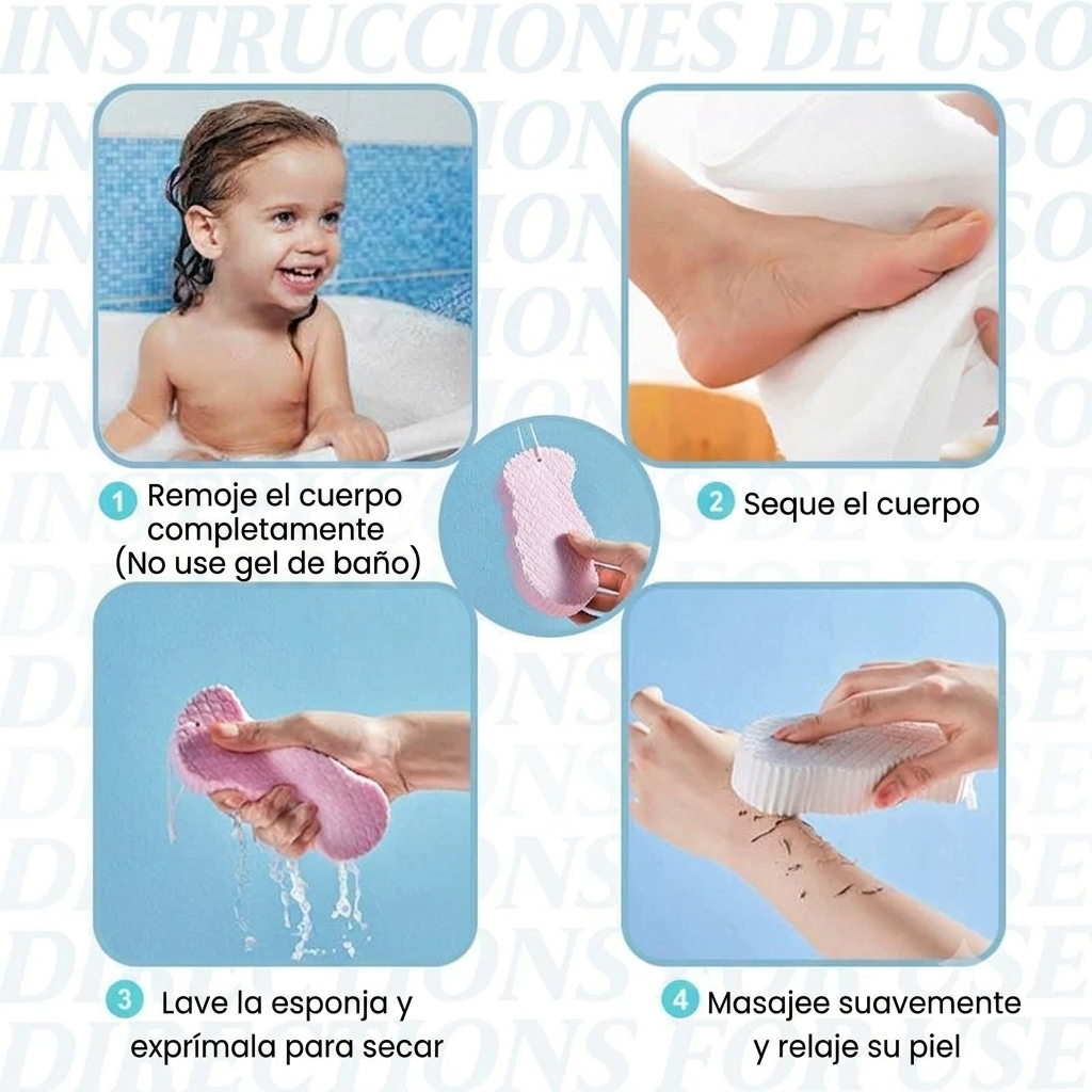 PAGA 1 LLEVA 3 ESPONJAS MÁGICAS EXFOLIANTES