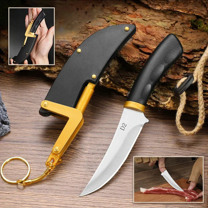Cuchillo Portátil de Supervivencia y Uso Exterior