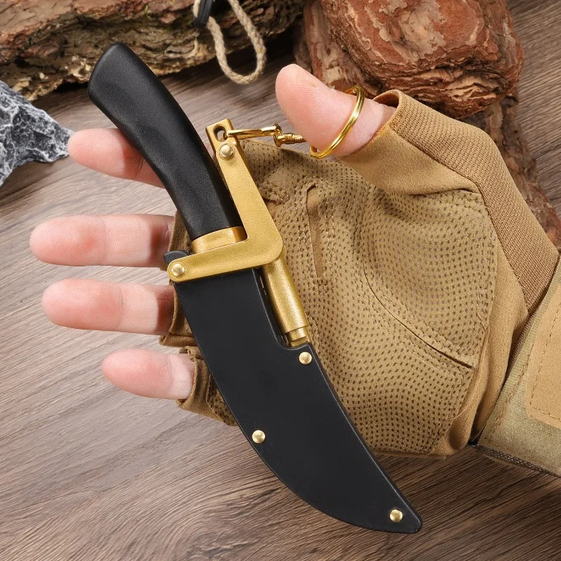 Cuchillo Portátil de Supervivencia y Uso Exterior