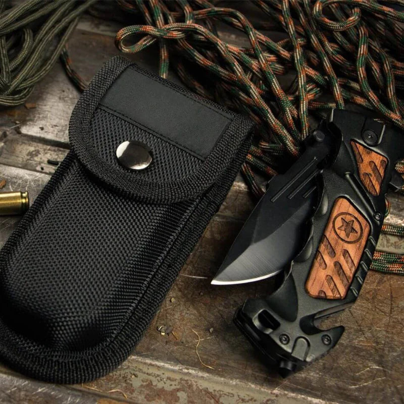 Navaja plegable Blackshade con estuche