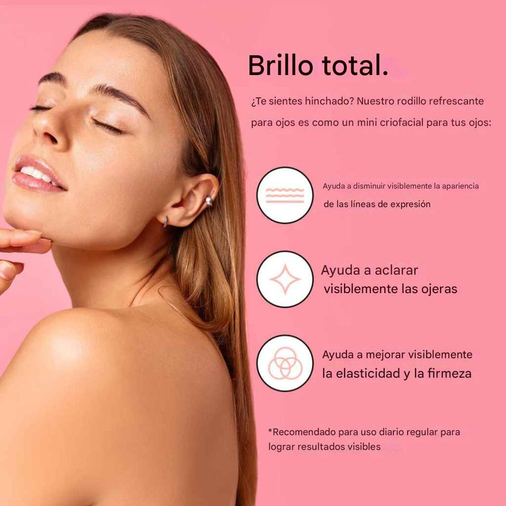 Rodillo iluminador zona de ojos evita hinchazón y ojeras