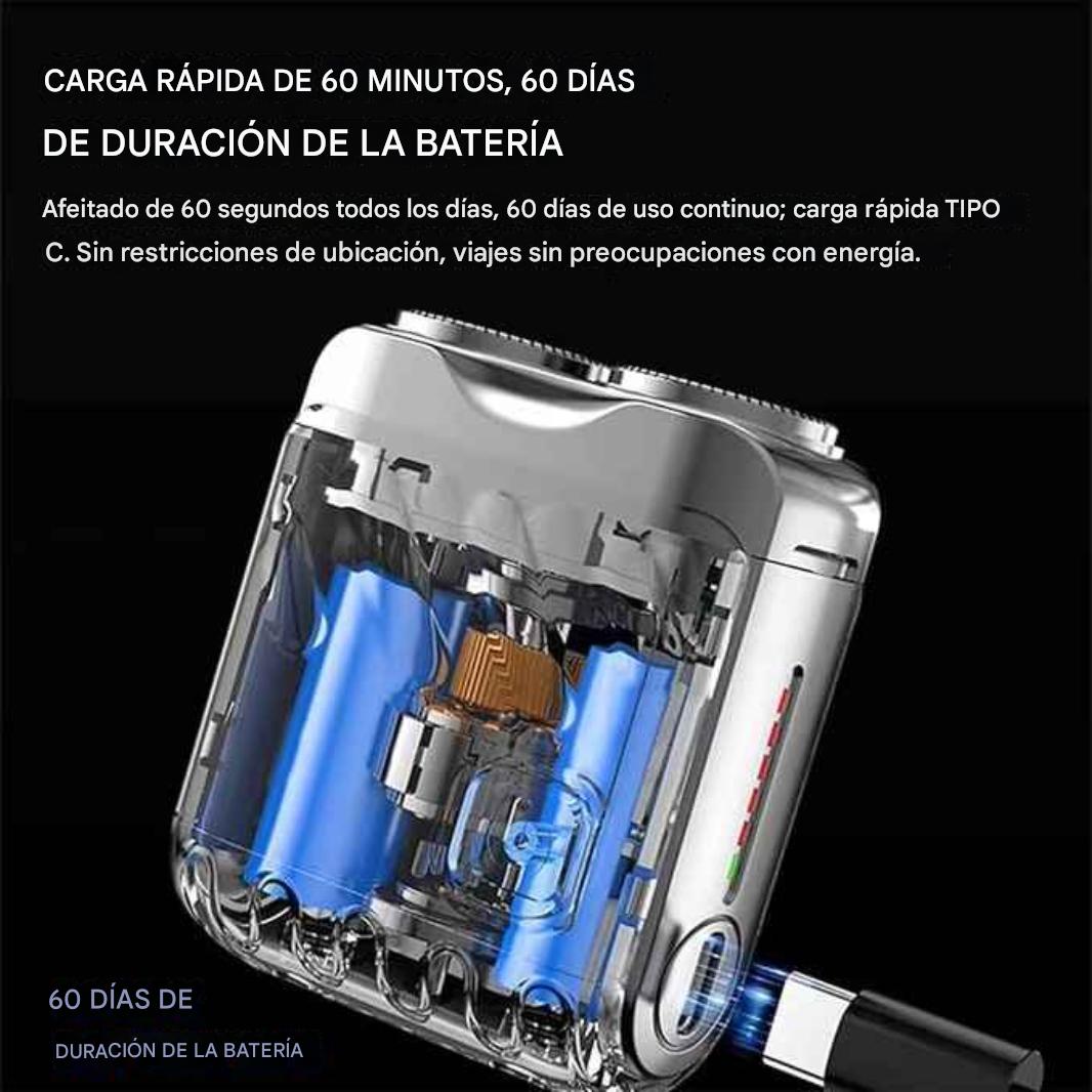 Afeitadora magnetica doble cabezal