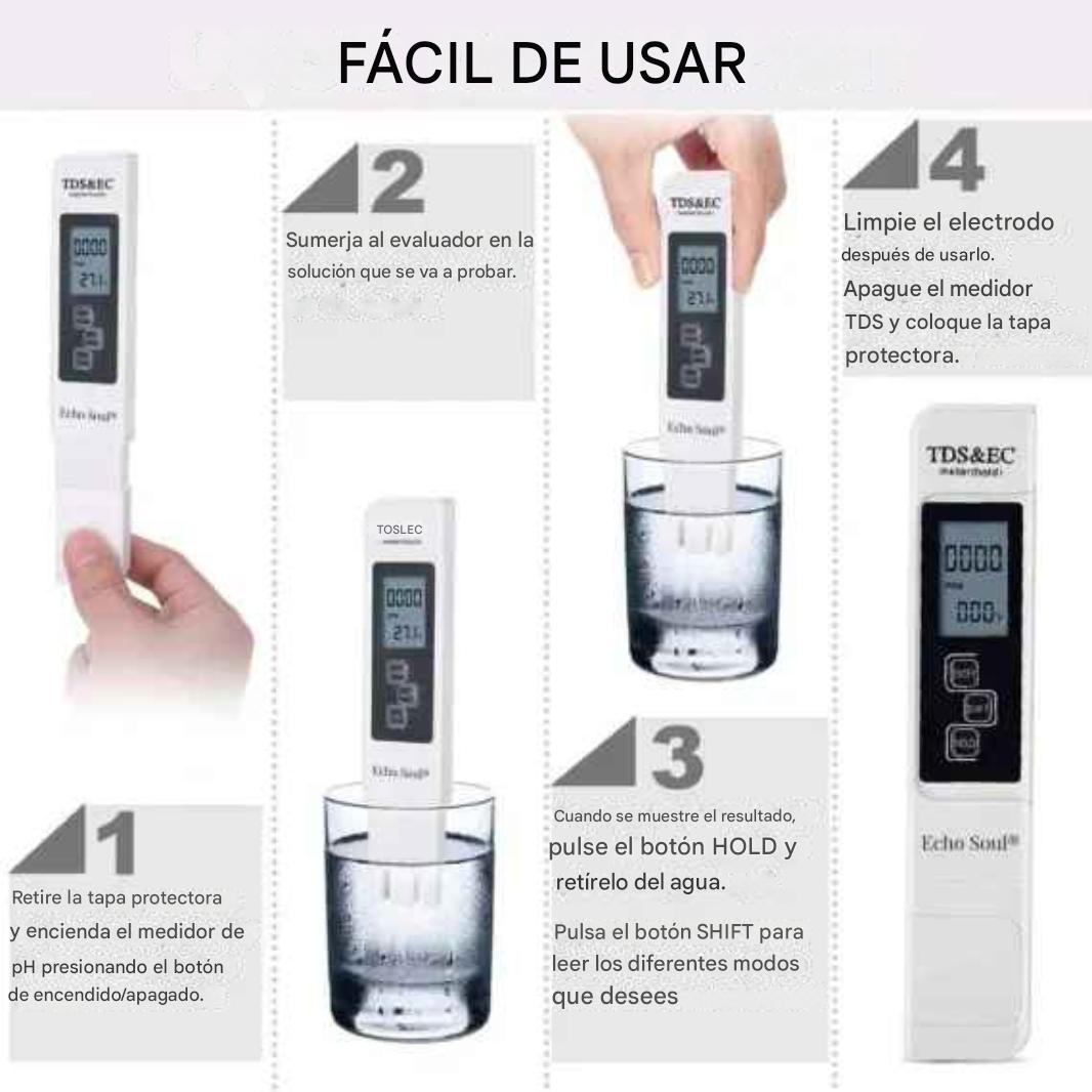 Probador de calidad del agua