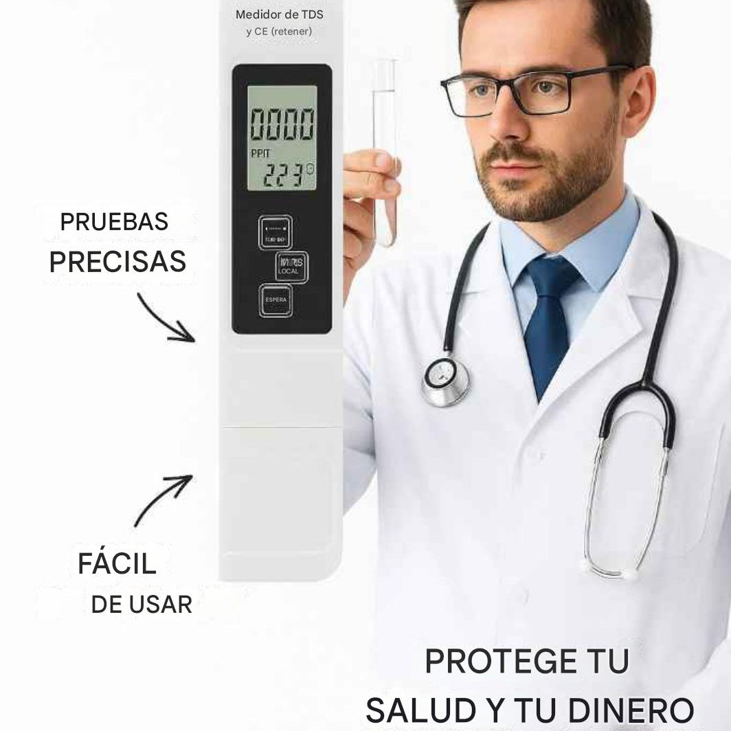 Probador de calidad del agua