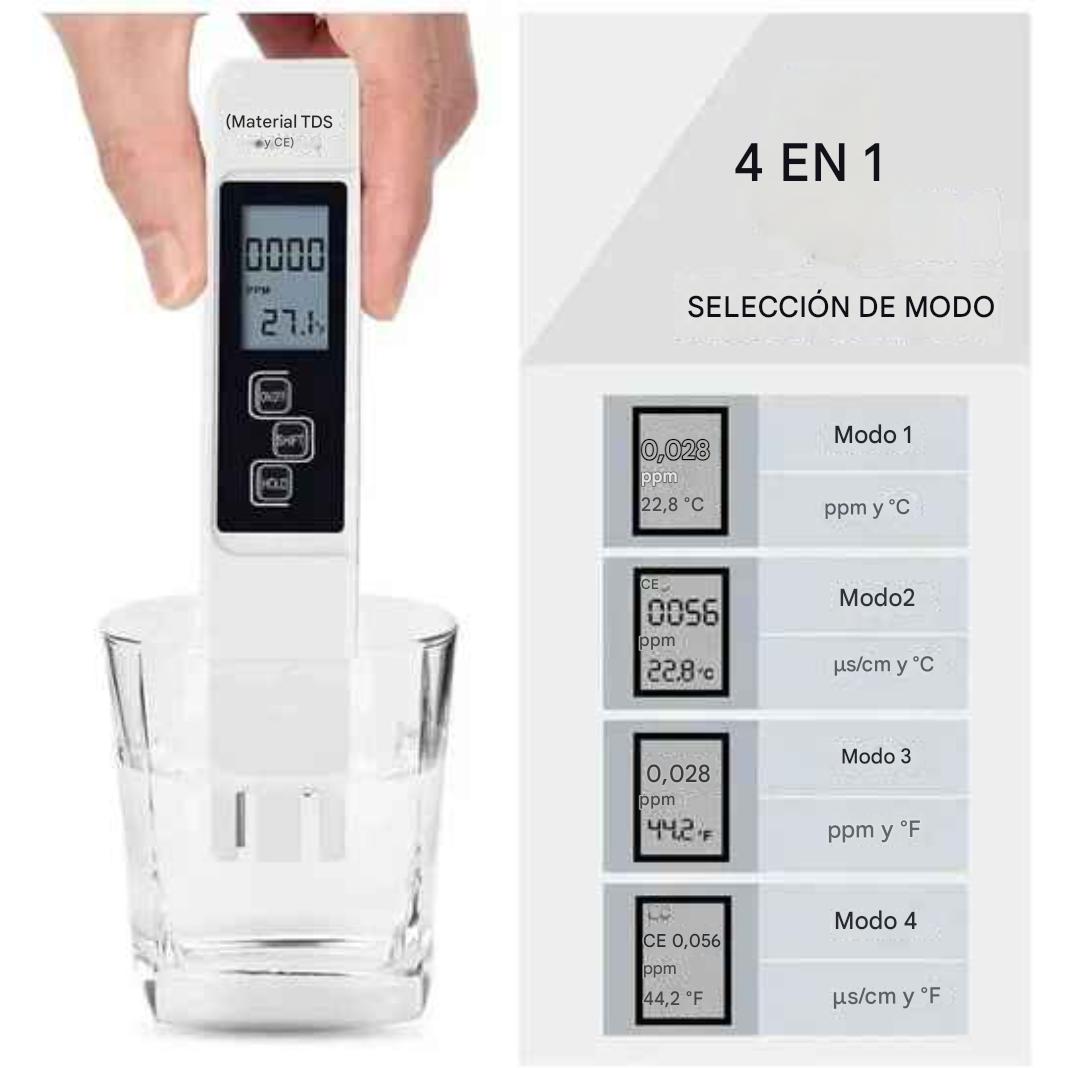 Probador de calidad del agua