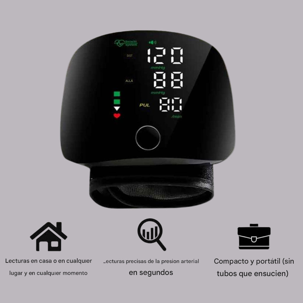 Monitor de presión arterial de muñeca inteligente Vionare