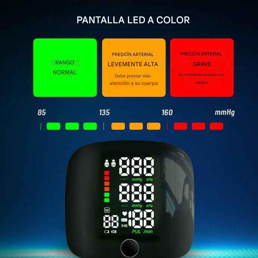 Monitor de presión arterial de muñeca inteligente Vionare