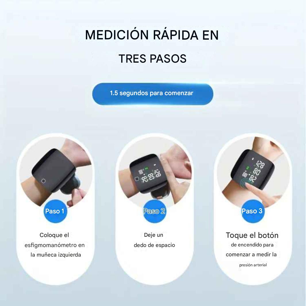 Monitor de presión arterial de muñeca inteligente Vionare