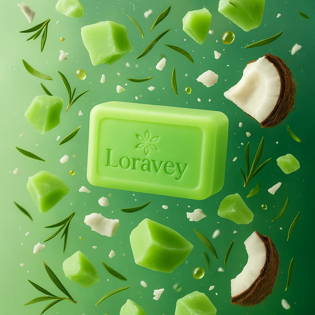 Jabón en barra para el alivio de hongos Loravey®
