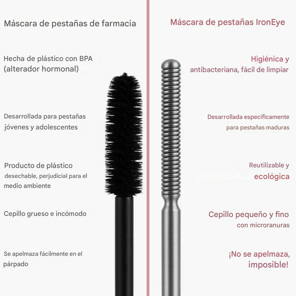 🎁 PAGA 1 LLEVA 2 Máscara de pestañas natural, alargadora y protectora