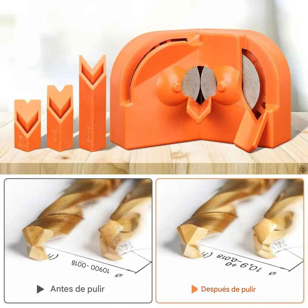 Afilador de brocas - Ángulos ajustables