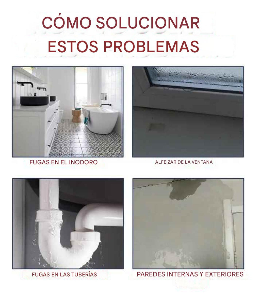 Spray sellador para reparación de fugas