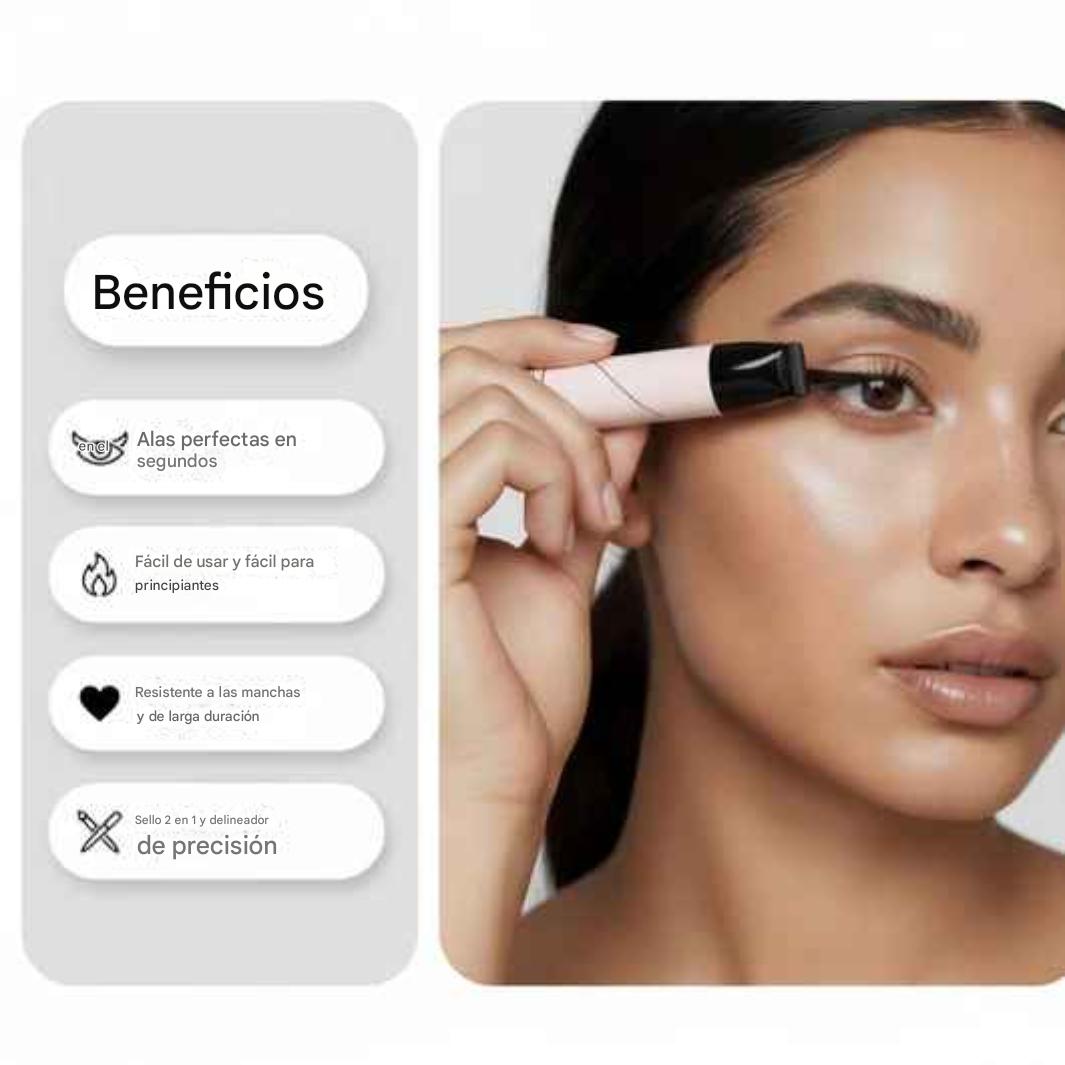🎁 PAGA 1 LLEVA 2 Delineador de ojos DualBloom