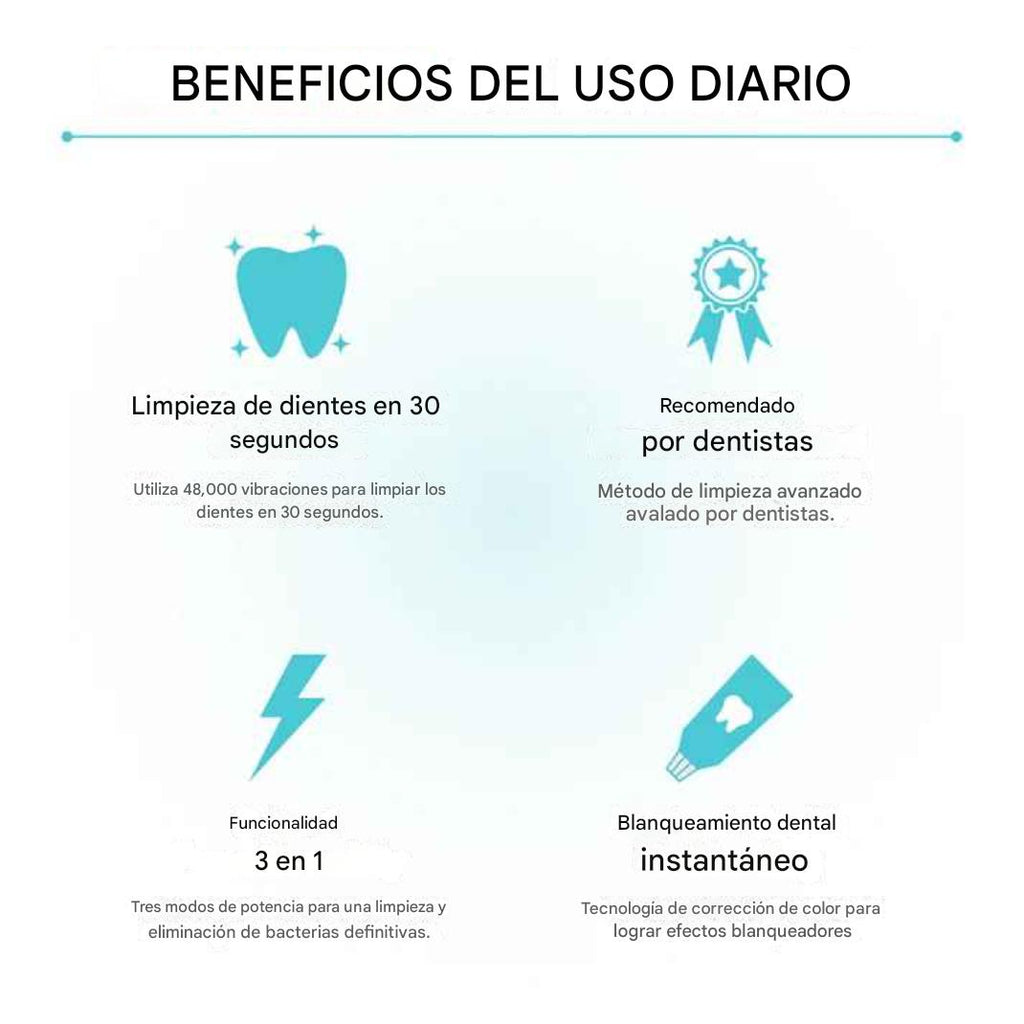 Cepillo eléctrico blancura total