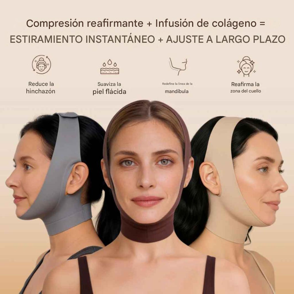 Mascara envoltoria para esculpir el rostro