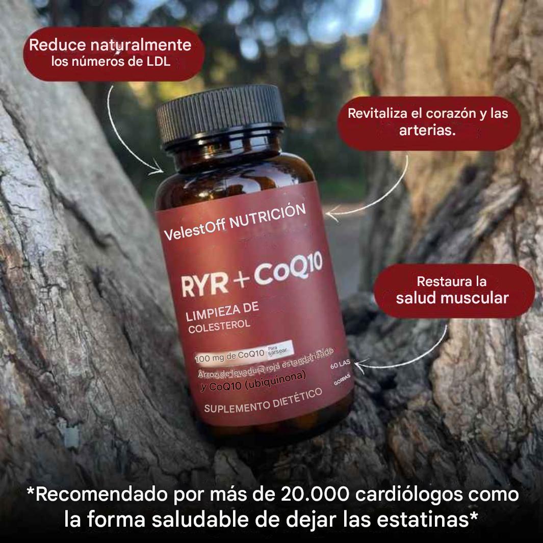 Limpieza de colesterol con arroz de levadura roja y CoQ10