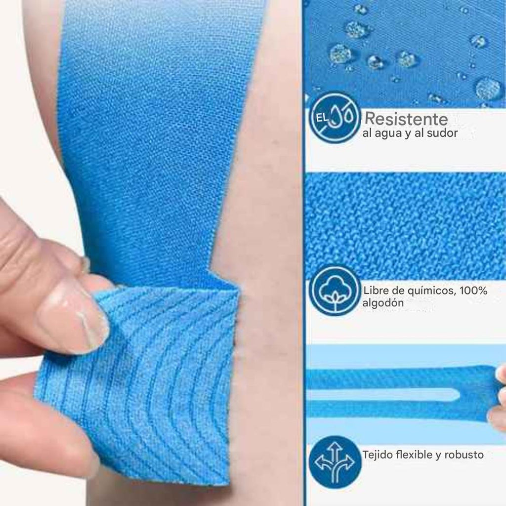 Paquete de 10 vendajes adhesivos para rodilla