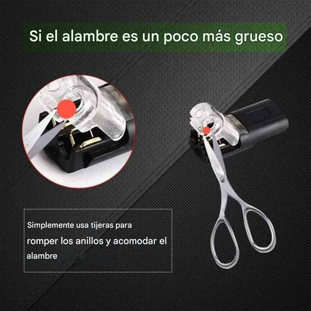 PACK DE 20 Conectores de cable sin soldadura de 2 pines