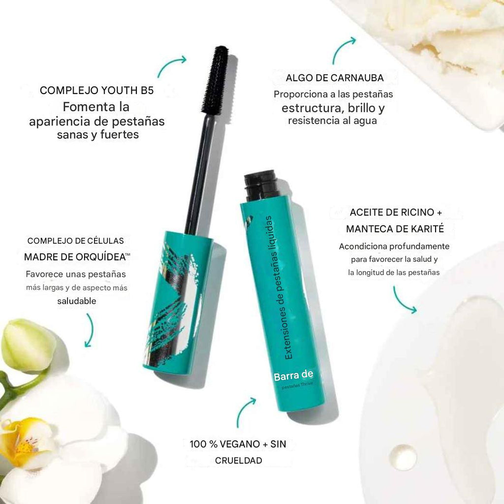 Máscara de pestañas en tubo para extensiones Liquid Lash