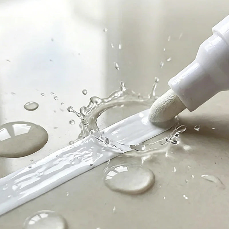 PAGA 1 LLEVA 2 Rotulador para juntas de azulejos resistente al agua color blanco
