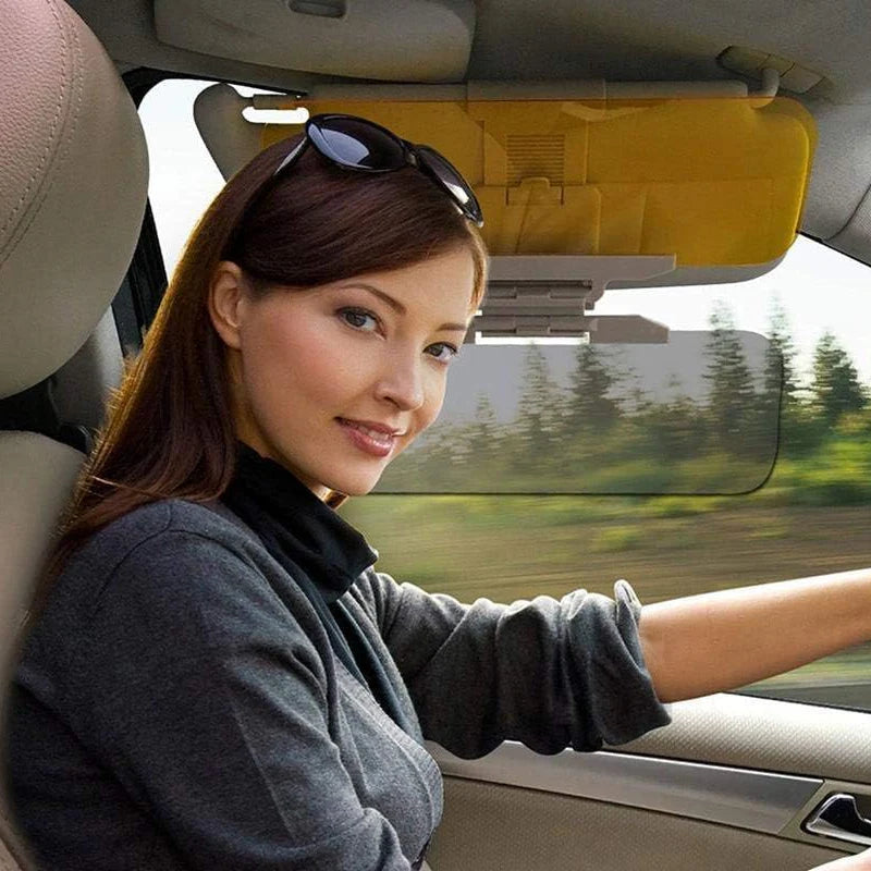 Visera antideslumbrante para coche para día y noche